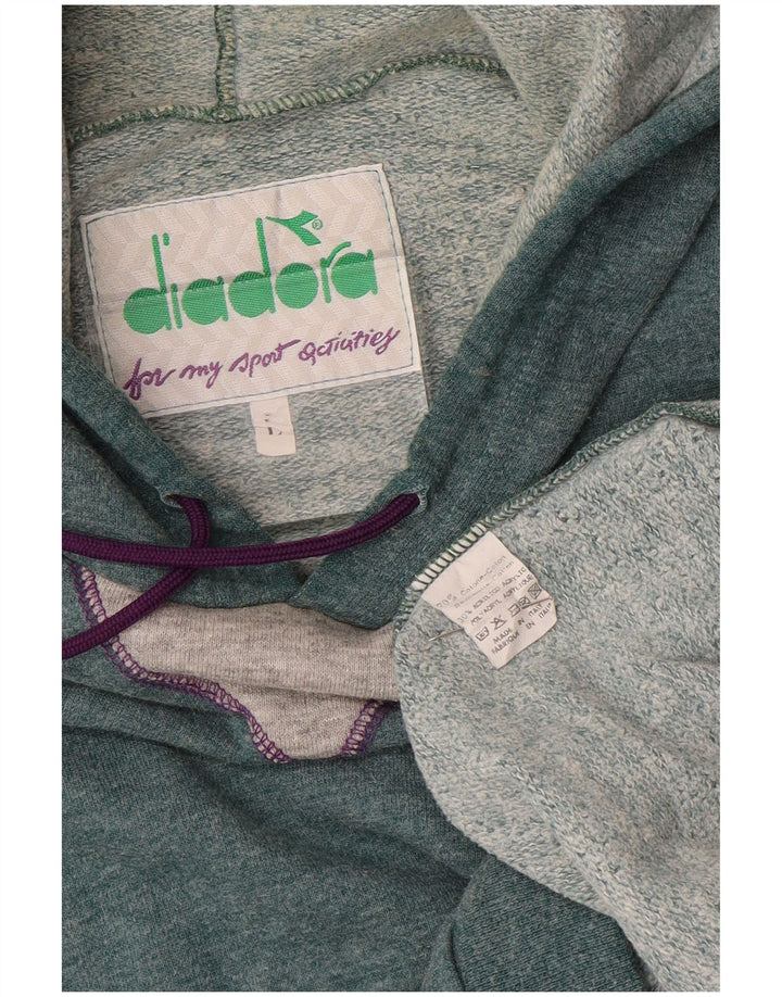 DIADORA Hættetrøje uden ærmer til mænd Stor blå bomuld