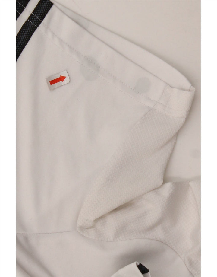 ADIDAS Herre Climacool T-Shirt Top Medium White Colourblock