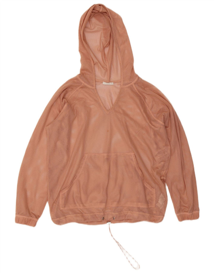Zara Dame Oversized Hættetrøje Træningsdragt Topjakke UK 10 Small Pink
