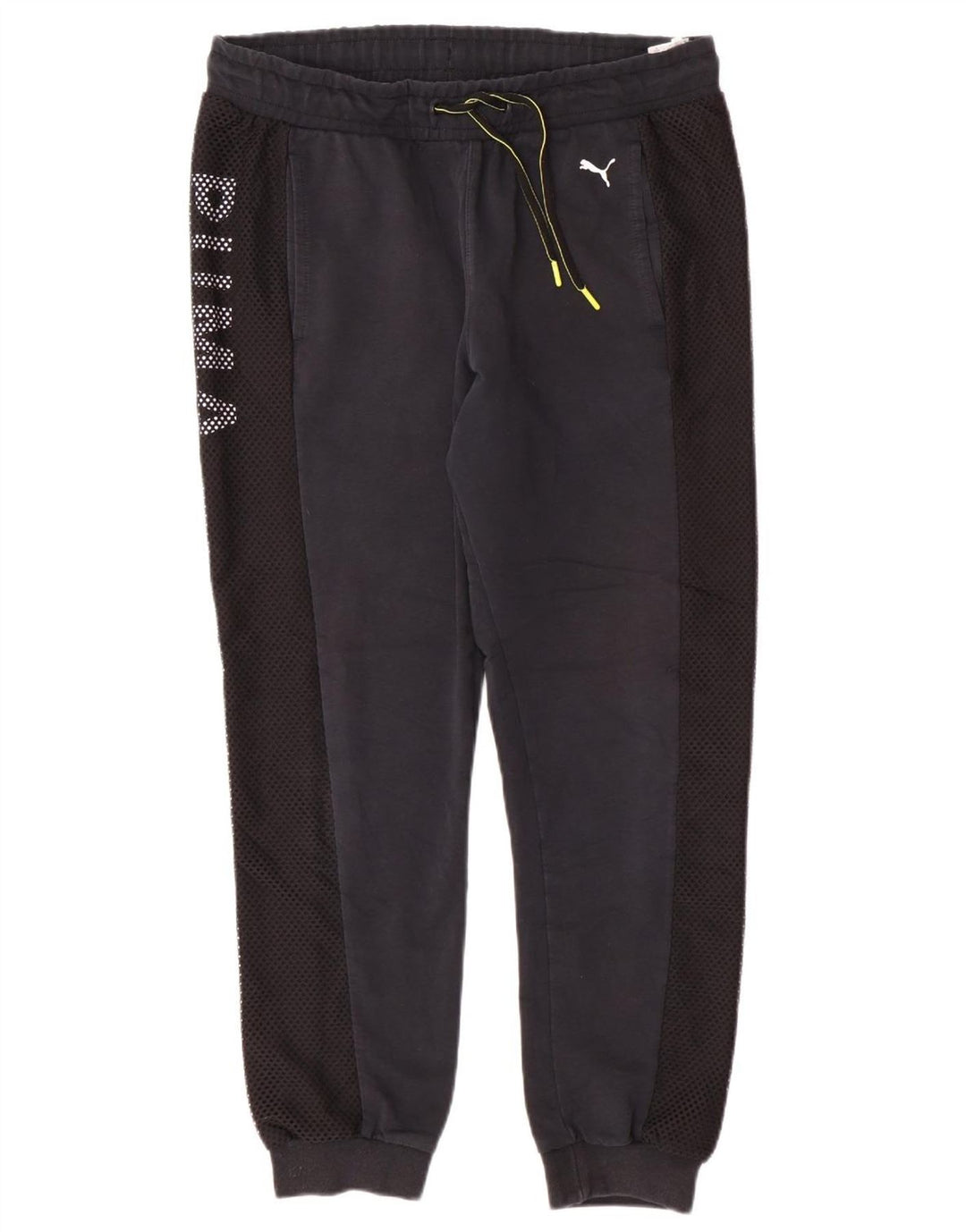 PUMA Herre grafisk træningsdragt Bukser Joggers Medium Navy Blue Colourblock