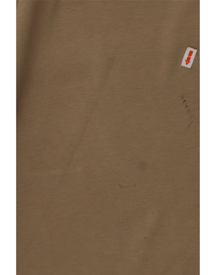 CALVIN KLEIN JEANS Langærmet drenge poloshirt 15-16 år Beige bomuld