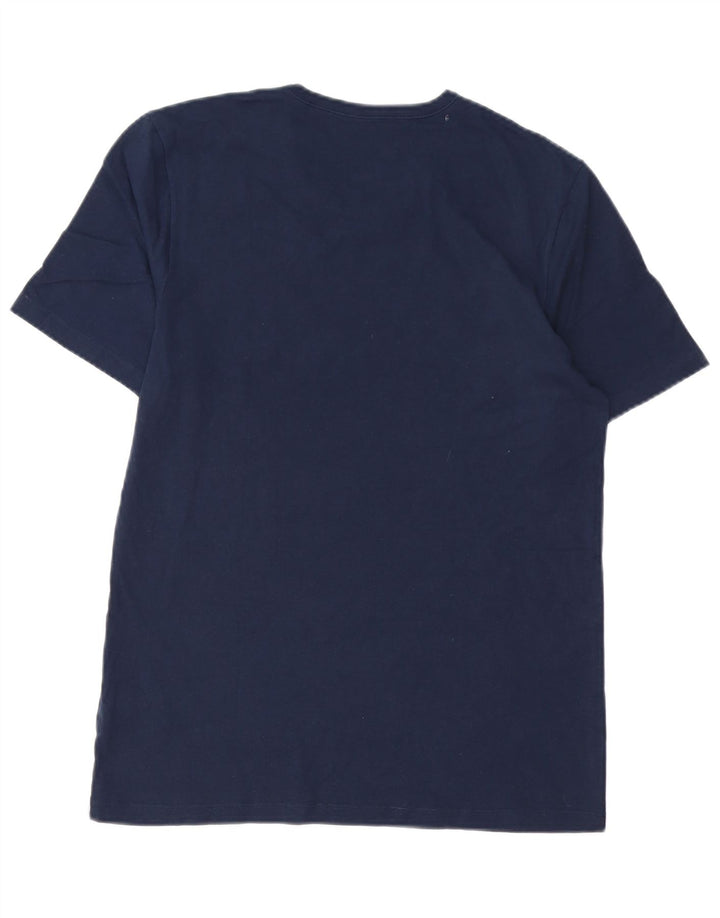 HUGO BOSS Herre T-Shirt Top Stor Marineblå Bomuld