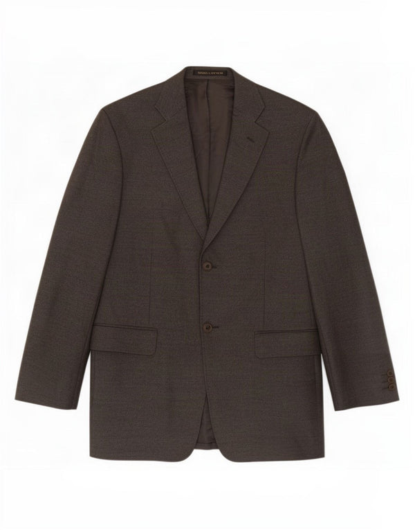 Marks & Spencer Herre 2-knaps blazerjakke UK 42 Large Grey New Wool