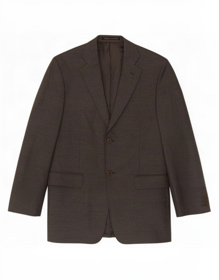 Marks & Spencer Herre 2-knaps blazerjakke UK 42 Large Grey New Wool