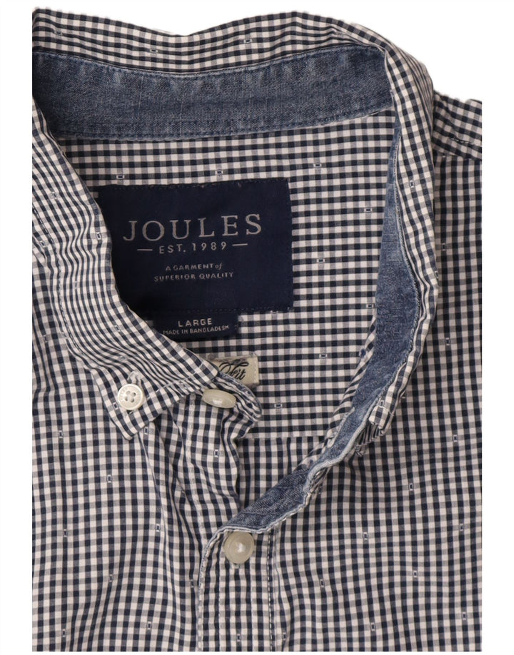 Joules herreskjorte stor marineblå Gingham