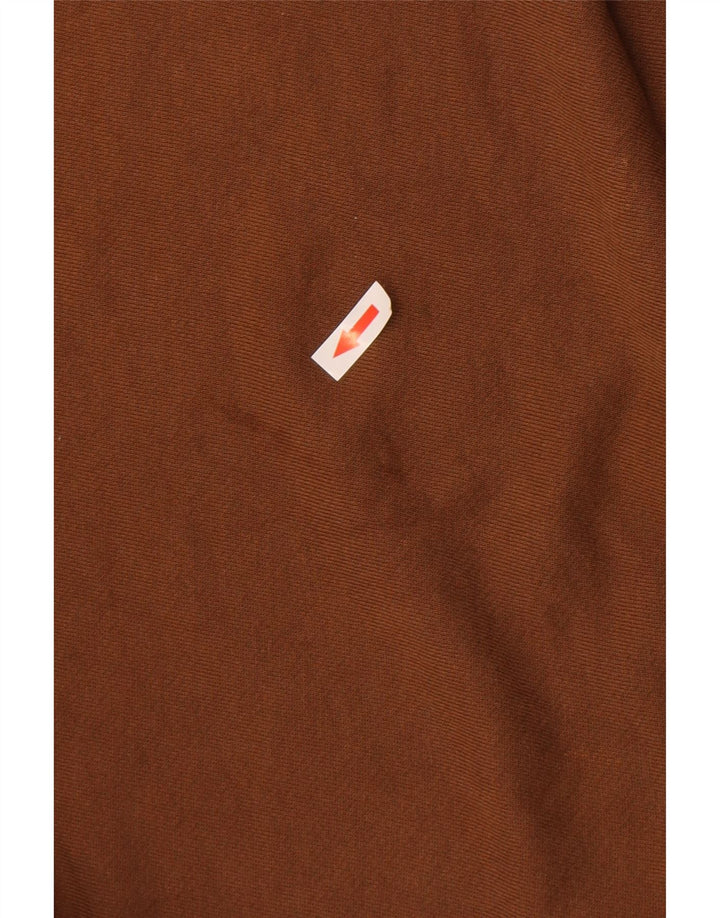 Zara Herre Oversized Sweatshirt Jumper Stor brun bomuld