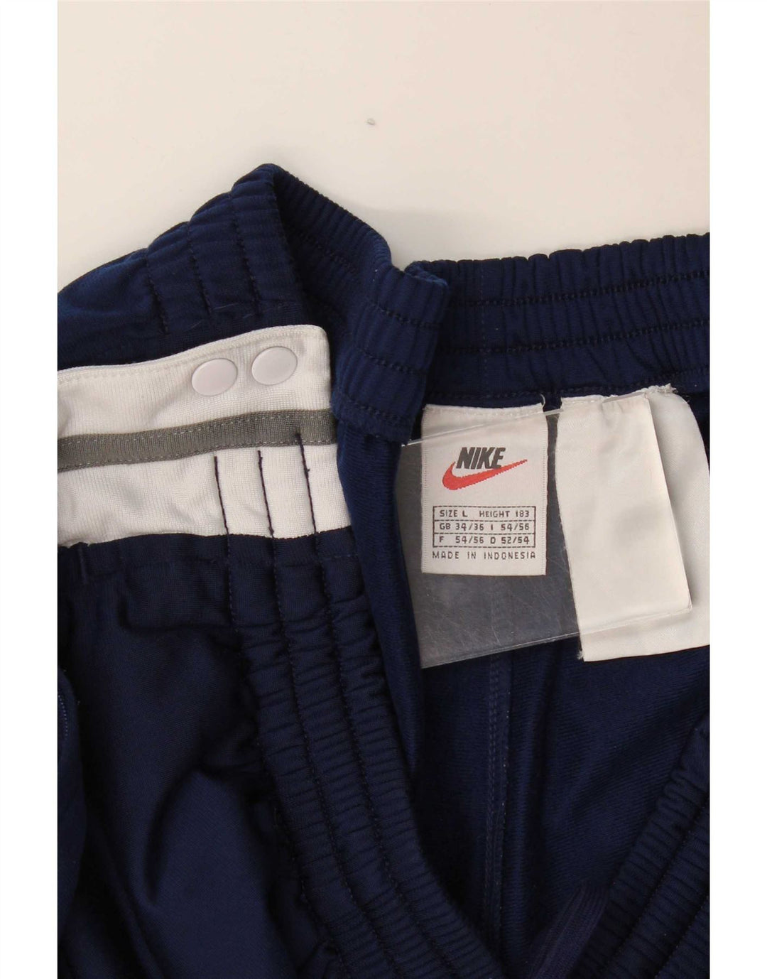 Nike Træningsdragtsbukser til mænd Large W36 L32 Marineblå