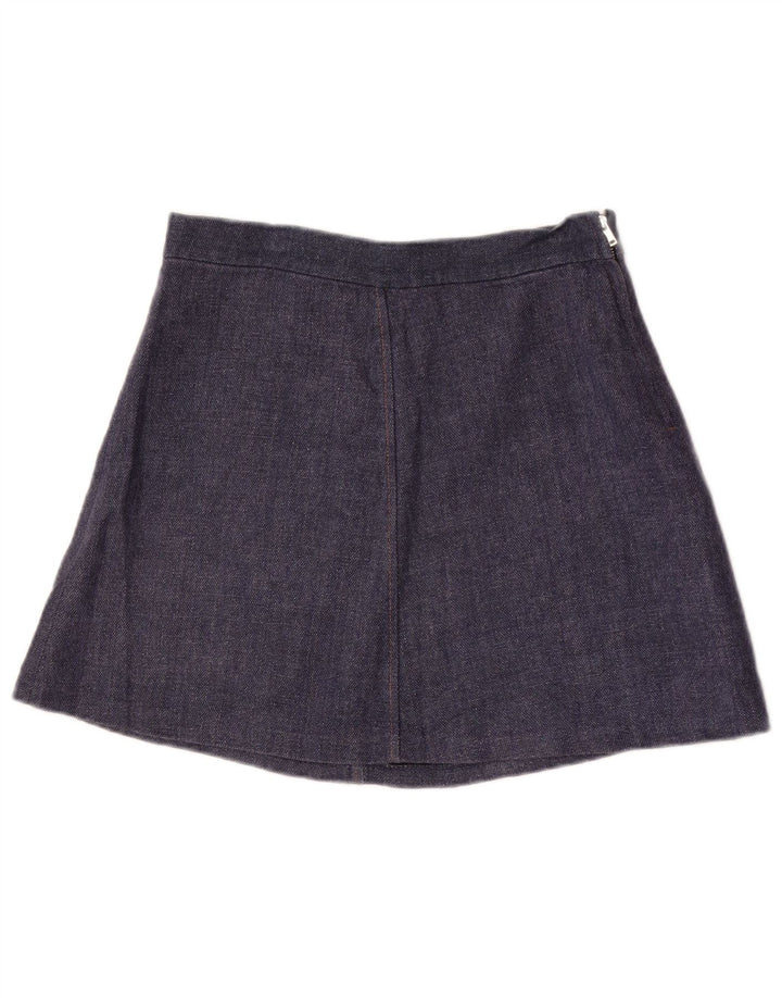 Zara Dame Mini-nederdel Medium W28 Blå