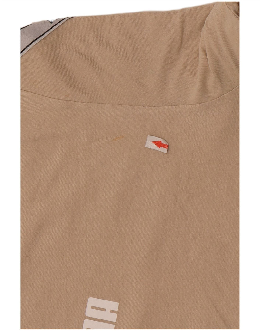 Puma Herre grafisk T-shirt Top Medium Beige Colourblock Bomuld