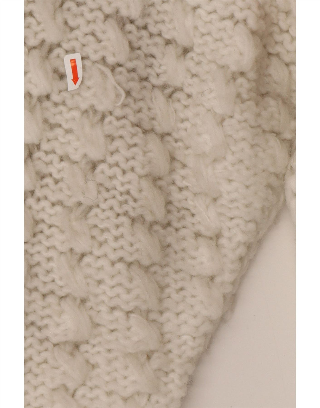 VINTAGE Dame Cardigan Sweater UK 14 Medium White