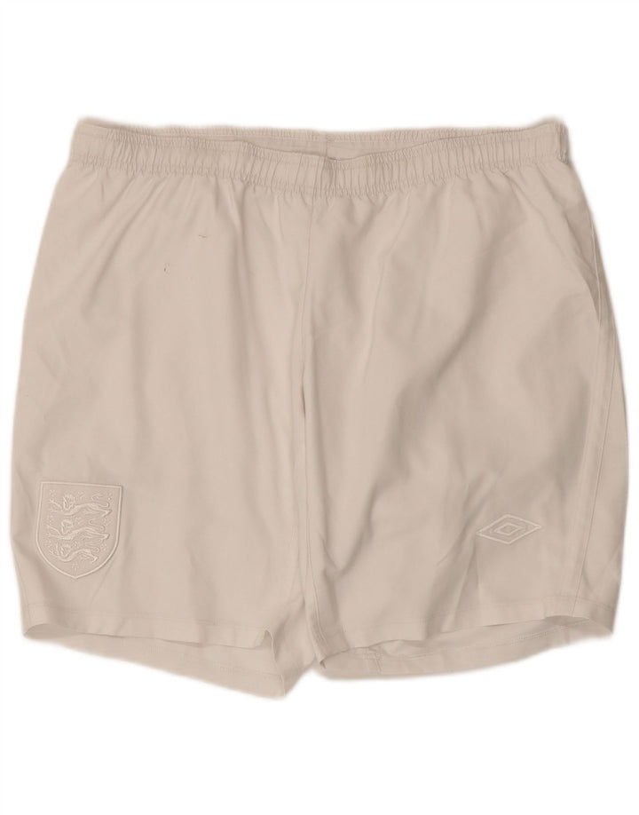 UMBRO Herre England Sportsshorts Store Hvide Polyester