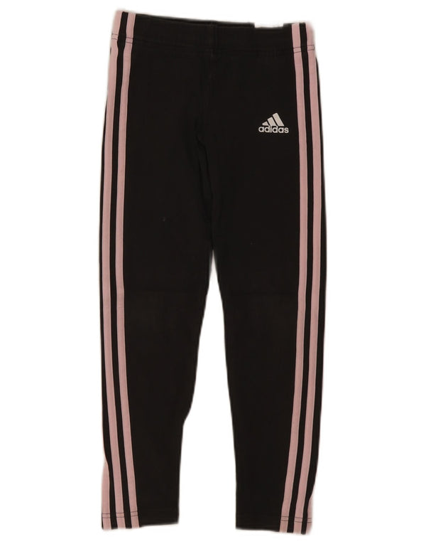 Adidas Pige Leggings 9-10 År Grå Bomuld