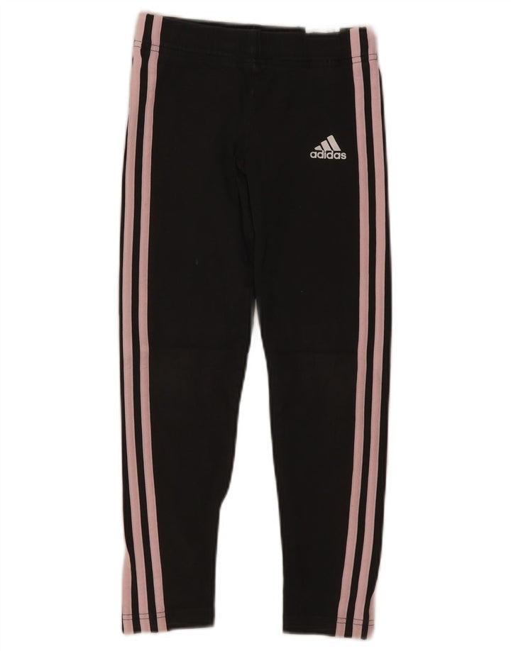 Adidas Pige Leggings 9-10 År Grå Bomuld
