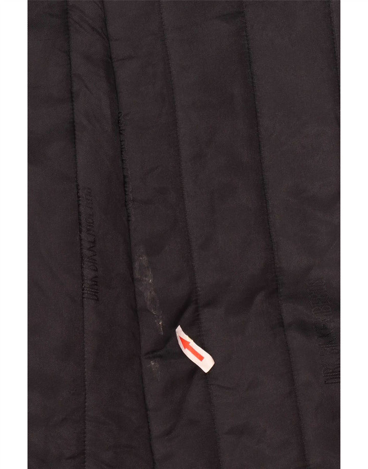 Vintage polstret damefrakke UK 16 Large Black