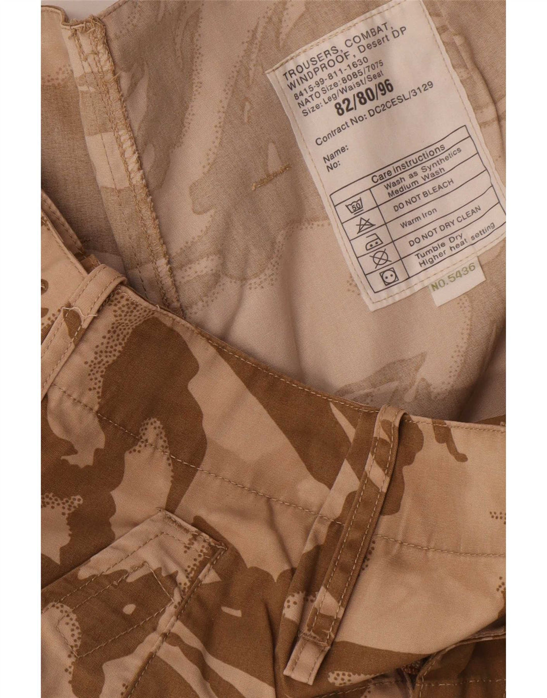 Vintage Straight Cargo bukser til mænd W32 L31 Brun