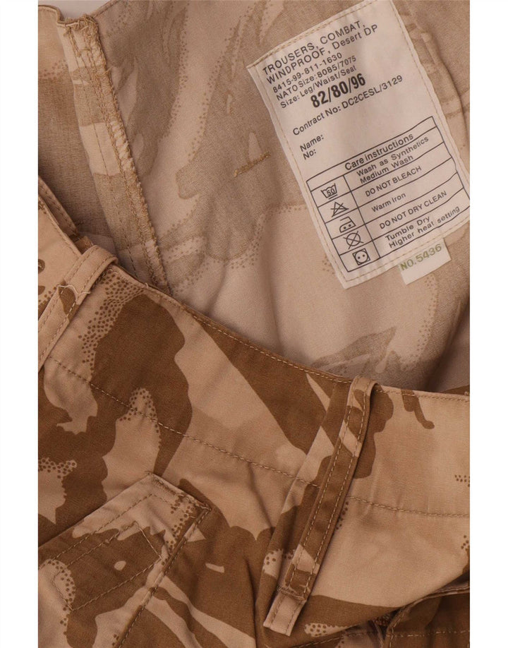 Vintage Straight Cargo bukser til mænd W32 L31 Brun