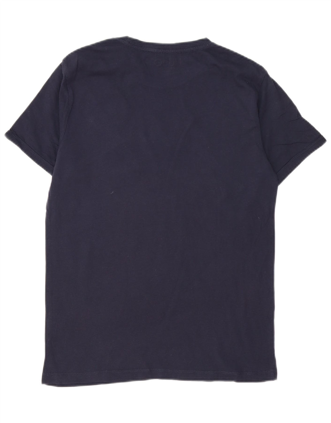 Liu Jo Herre grafisk T-shirt Top Medium Marineblå Bomuld