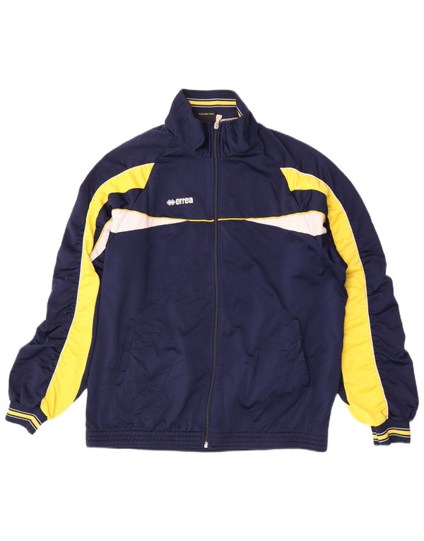 Errea Træningsdragt til mænd Top jakke 2XL Navy Blue Colourblock Sports