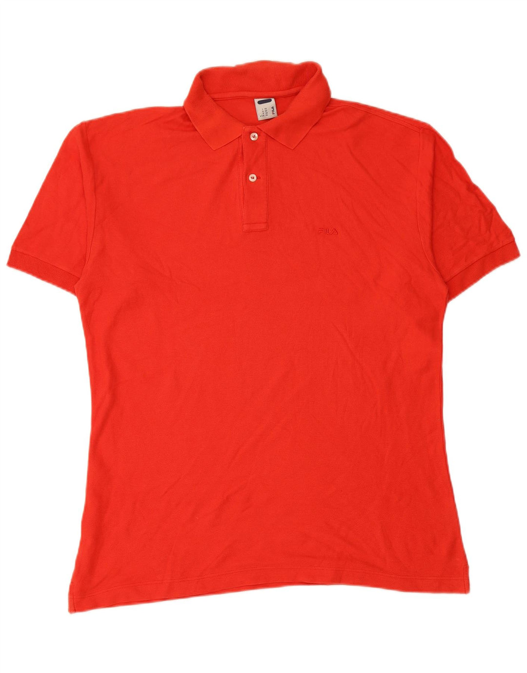 FILA Poloshirt til mænd IT 52 Stor rød bomuld