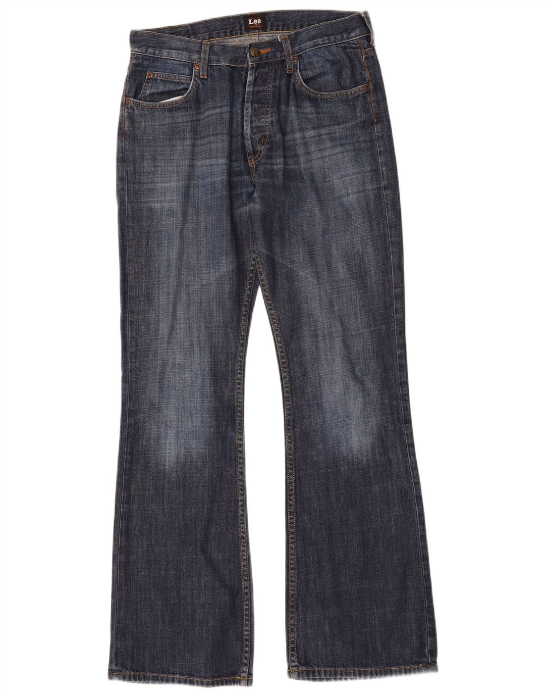 Lee Herre Denver Bootcut Jeans W32 L34 Marineblå Bomuld