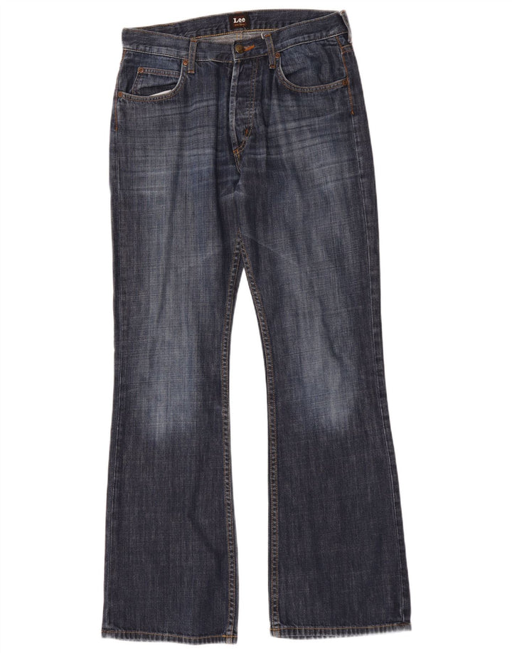 Lee Herre Denver Bootcut Jeans W32 L34 Marineblå Bomuld