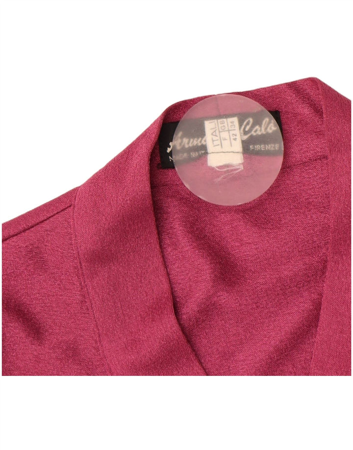 Armando Calo Dame Cardigan Top EU 42 Large Burgundy