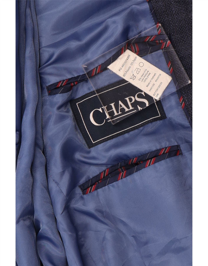 CHAPS Herre 2-knaps blazerjakke UK 38 Mellem marineblå polyester