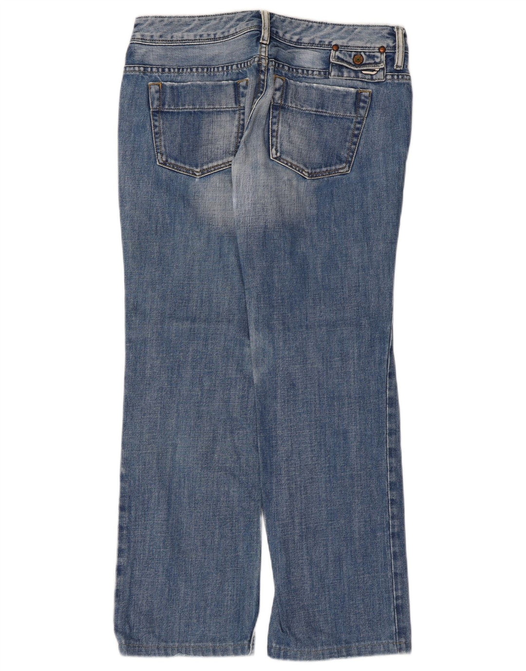 Diesel Dame Bootcut Jeans W30 L27 Blå Bomuld