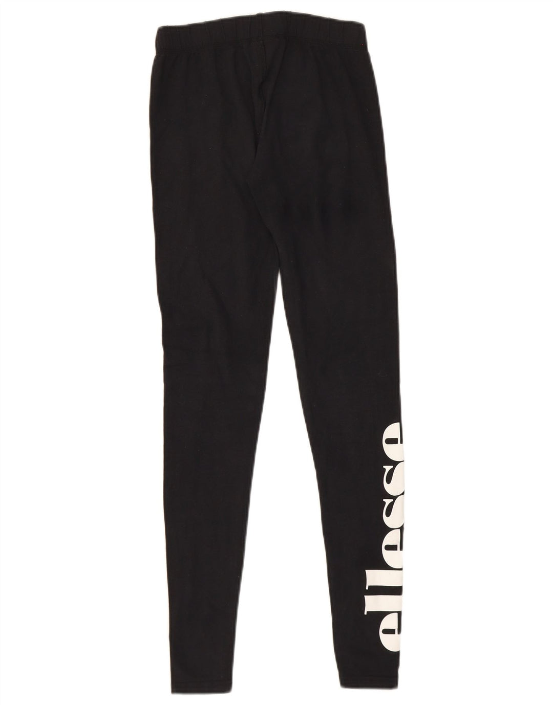 Ellesse Womens Grafiske Leggings UK 8 Small Black Bomuld