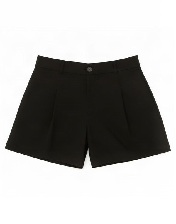 Zara Dame-Pegged Chino Shorts Medium W28 Sort