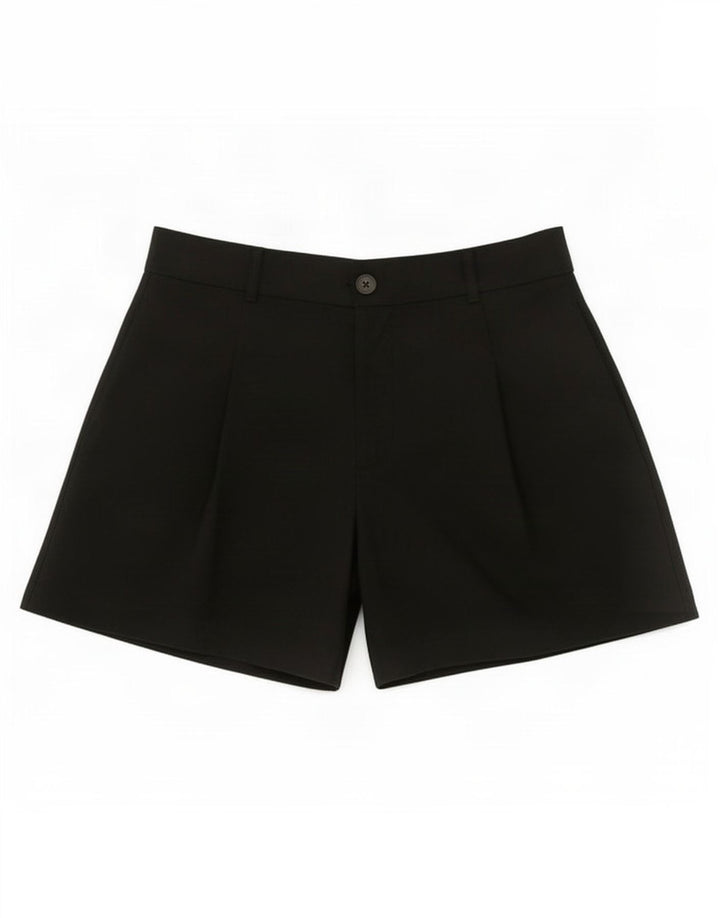 Zara Dame-Pegged Chino Shorts Medium W28 Sort