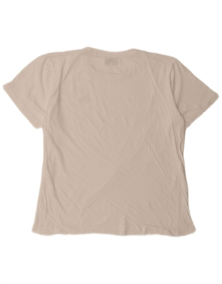Kappa Herre T-Shirt Top XL Hvid