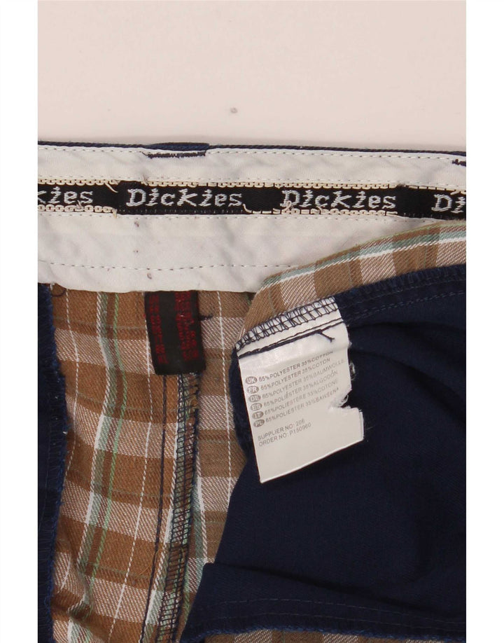 Dickies Straight Chino-bukser til mænd W36 L28 Marineblå polyester