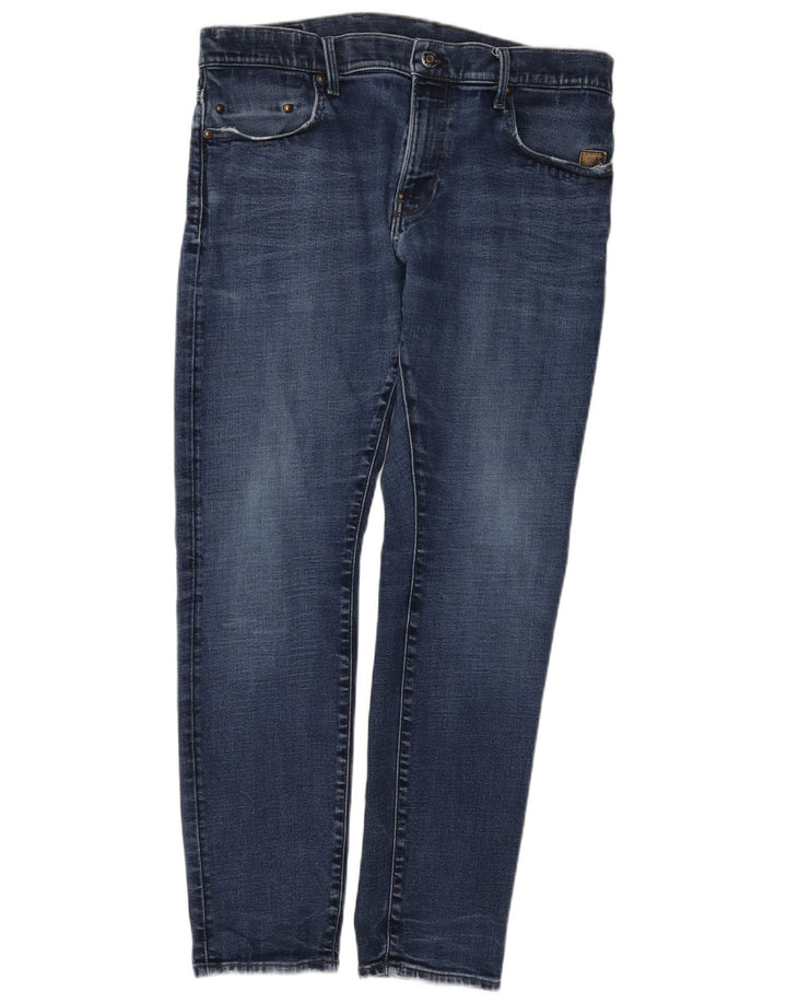 G-STAR Slim Jeans til mænd W36 L32 blå bomuld