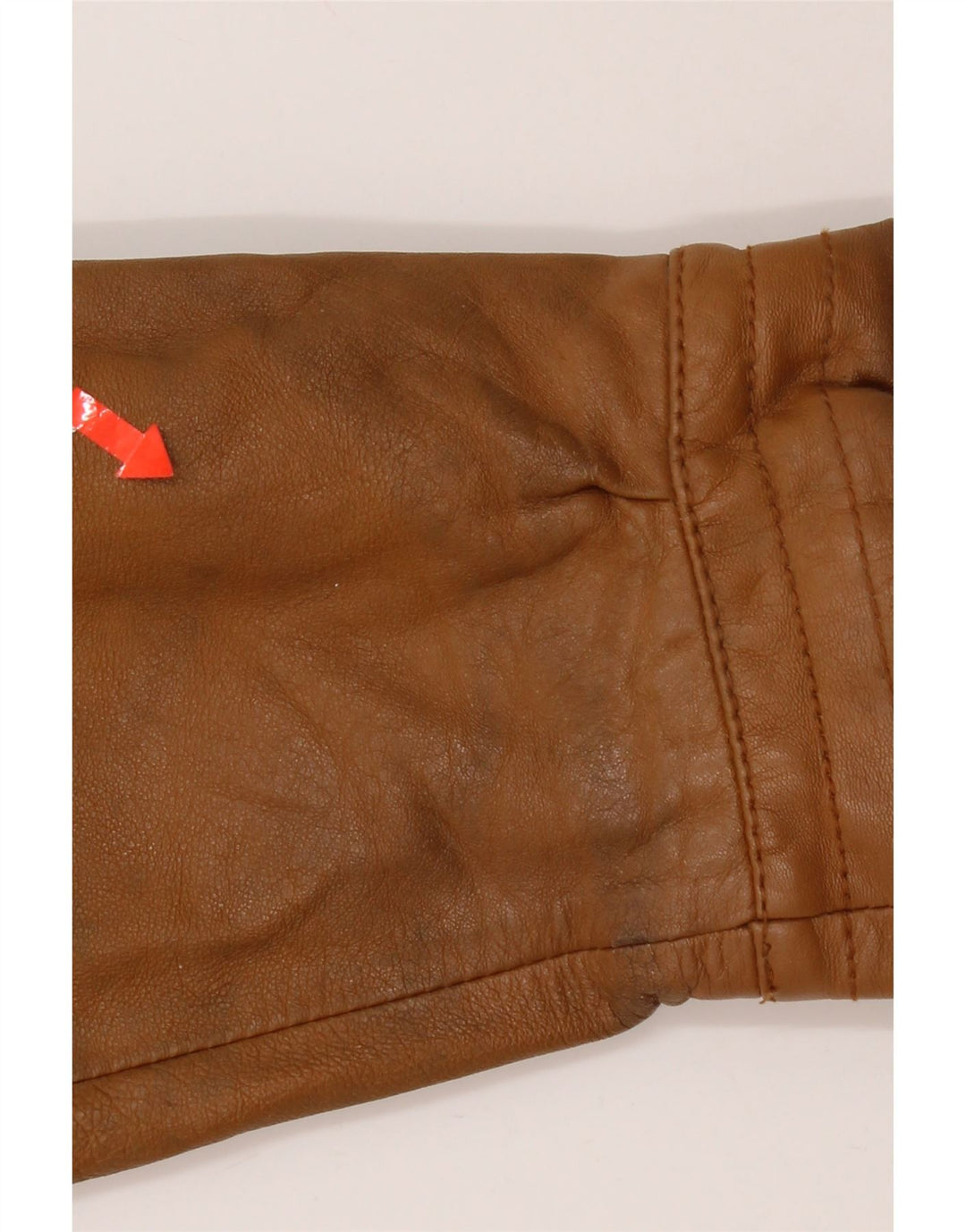 Vintage læderjakke til kvinder IT 44 medium brunt læder