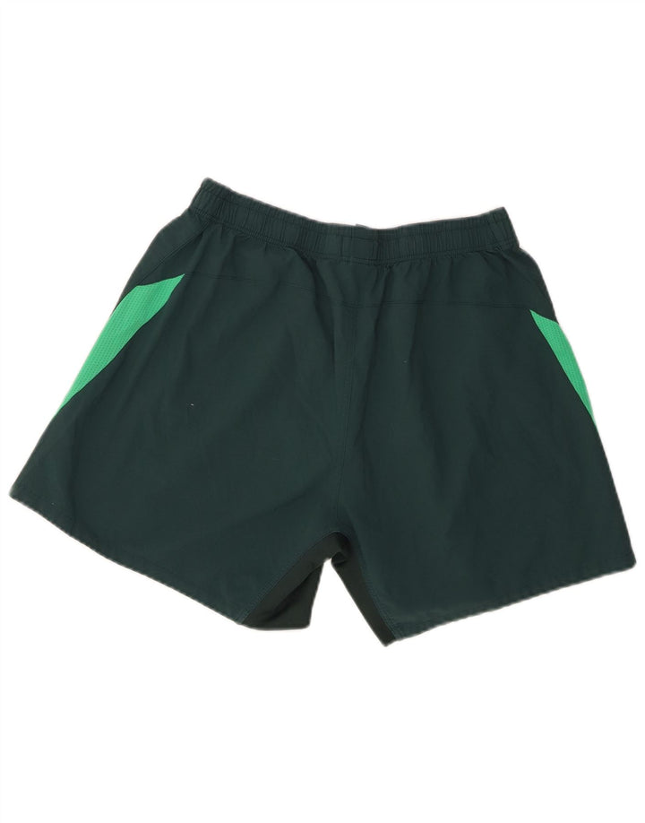 Asics Herre grafiske sportsshorts Stor grøn farveblok