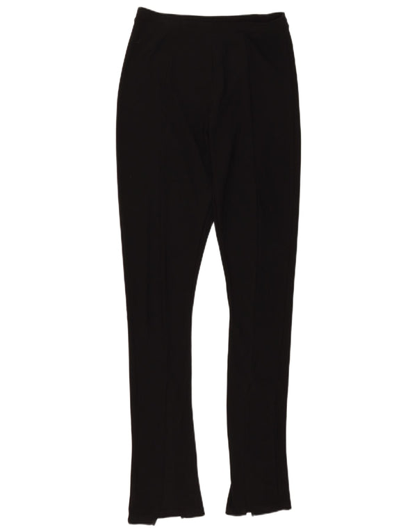 Zara Womens Slim Casual Trousers Medium W28 L34 Black Polyester