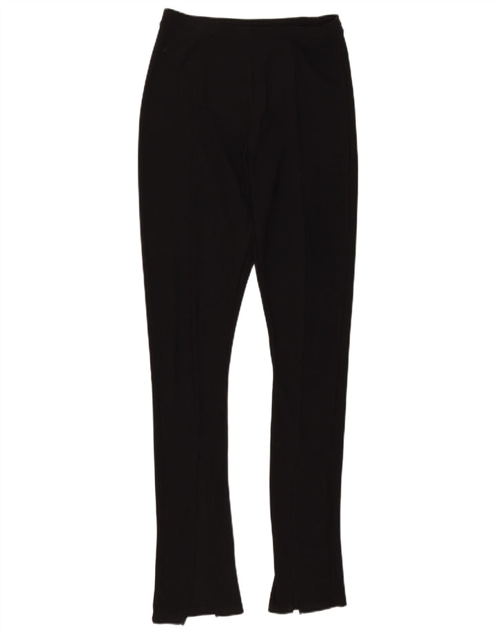 Zara Dame Slim Casual Bukser Medium W28 L34 Sort Polyester