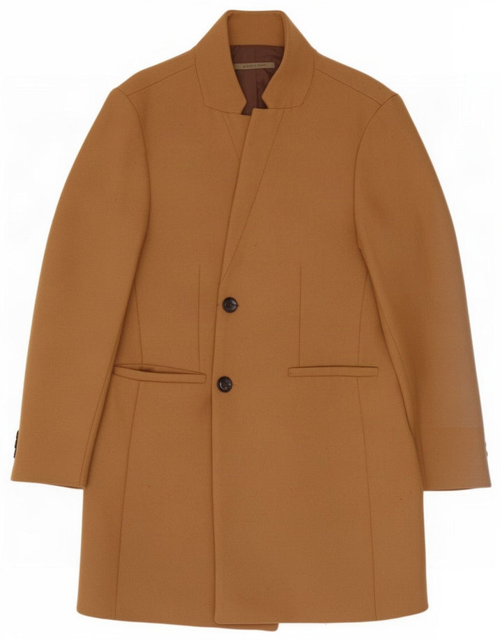 Zara Herre Overfrakke UK 36 Small Beige