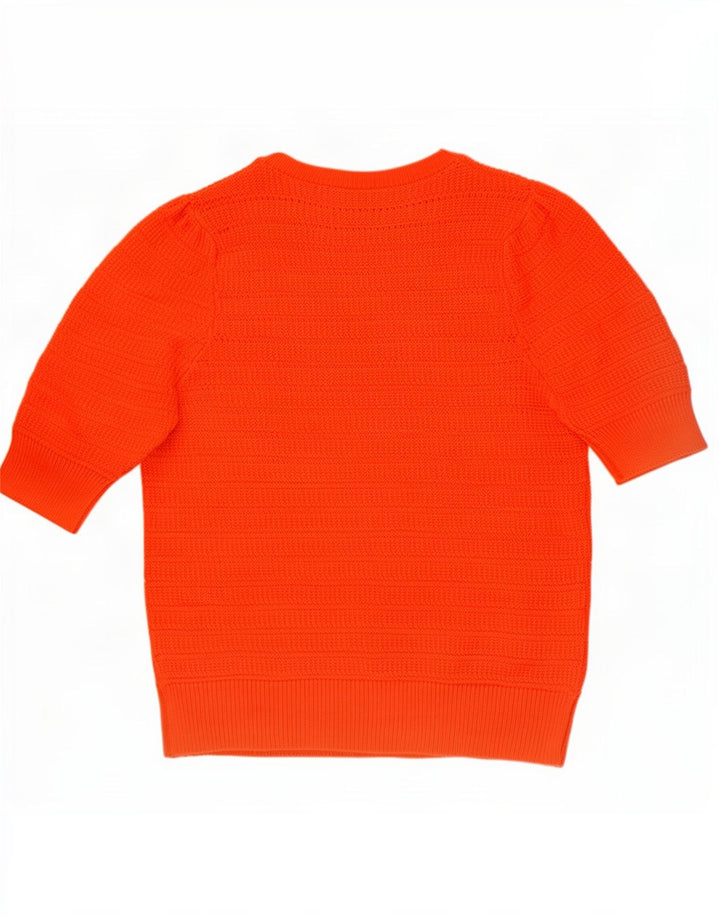 Marks & Spencer Dame sweater med rund hals DK 12 Medium Orange