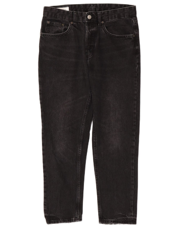 Zara Straight Jeans til mænd EU 38 Small W30 L27 Sort Bomuld