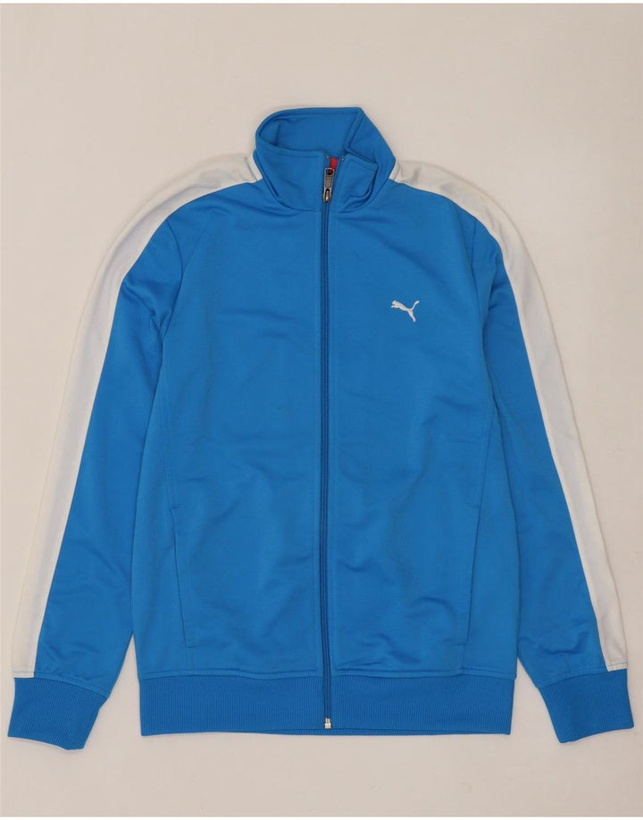 Puma Træningsdragt Topjakke til drenge 13-14 år Blå Colourblock Polyester