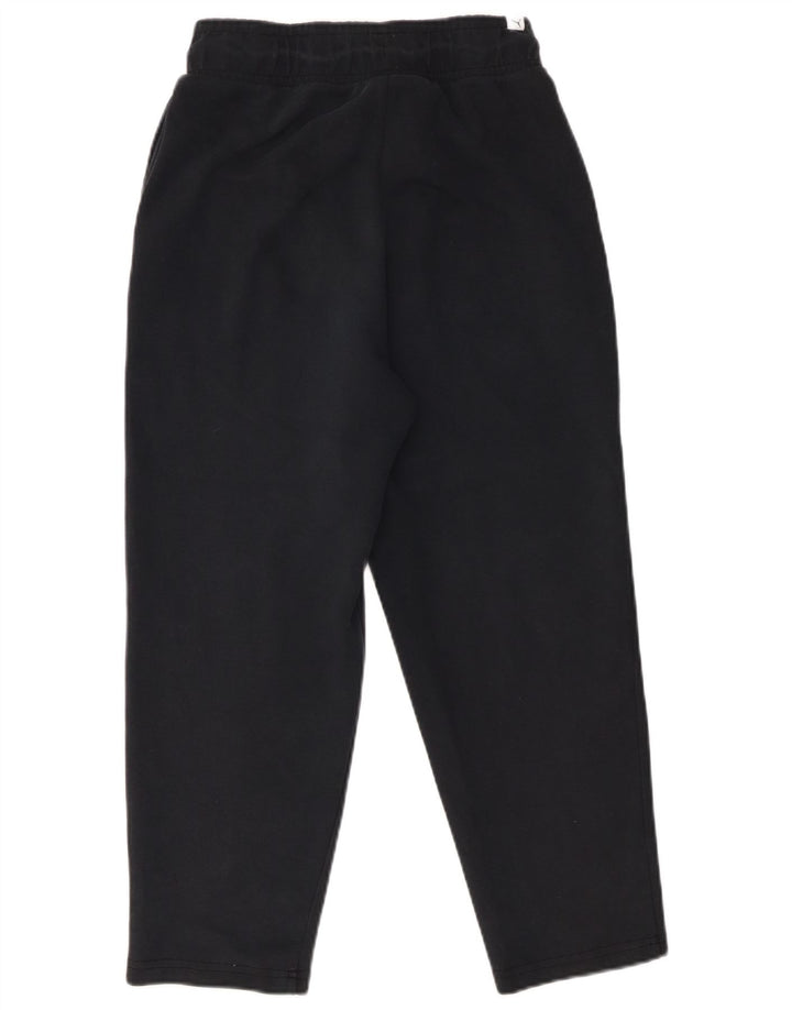 Puma Dame Capri Træningsdragt Bukser UK 8 Small Black Polyester