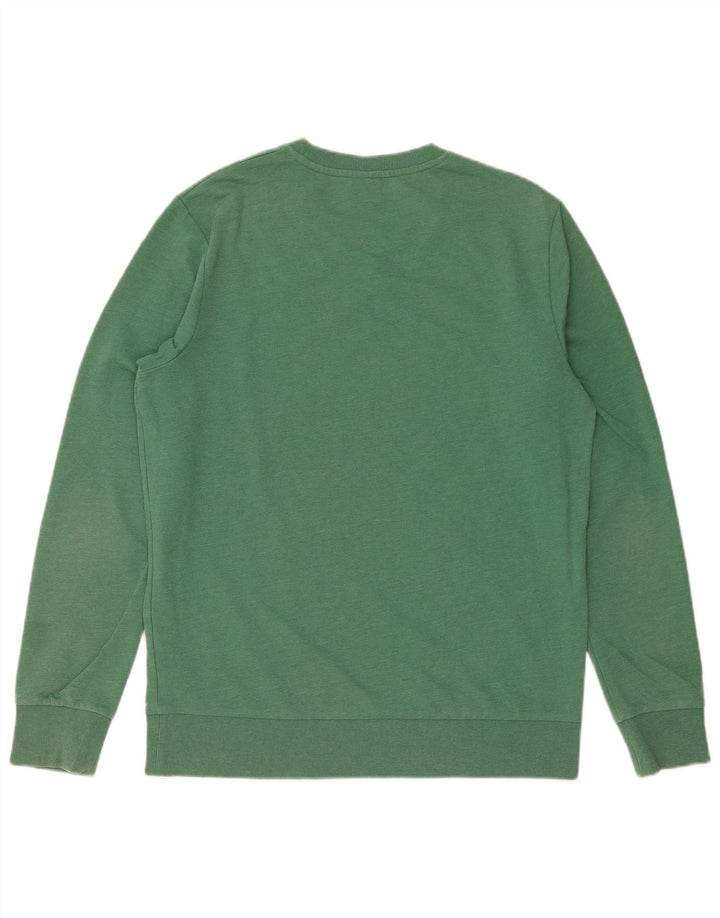 JACK & JONES Grafisk sweatshirt til mænd, stor grøn bomuld