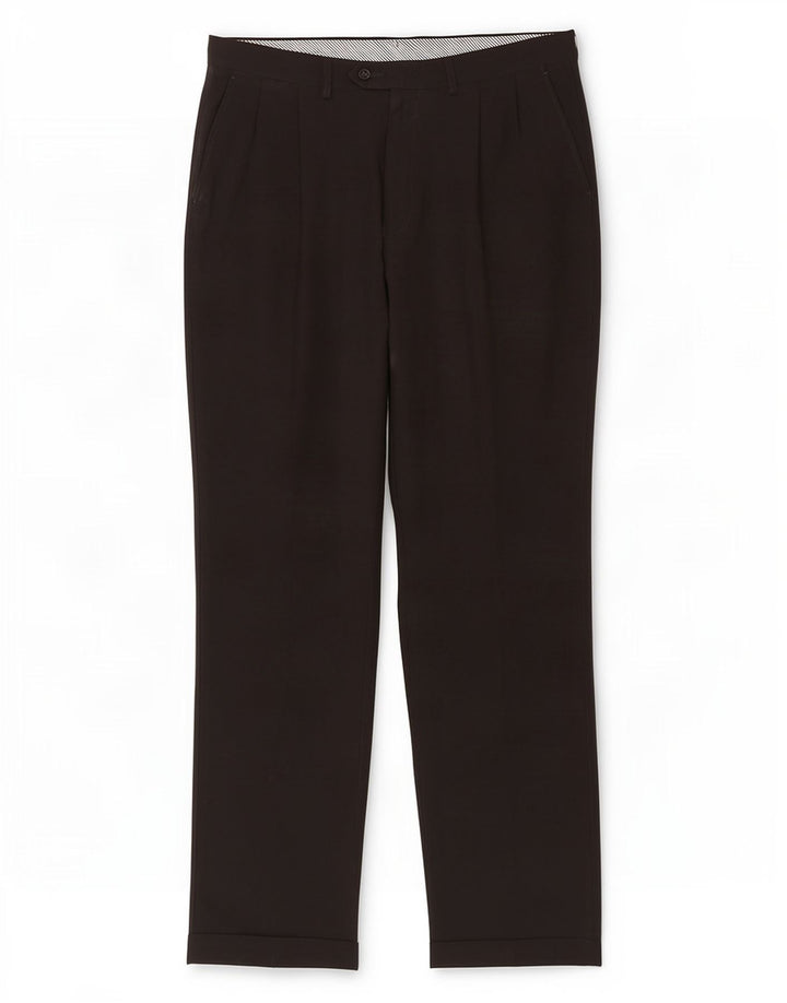Marks & Spencer Herre Pegged Suit Bukser W36 L33 Sort Polyester