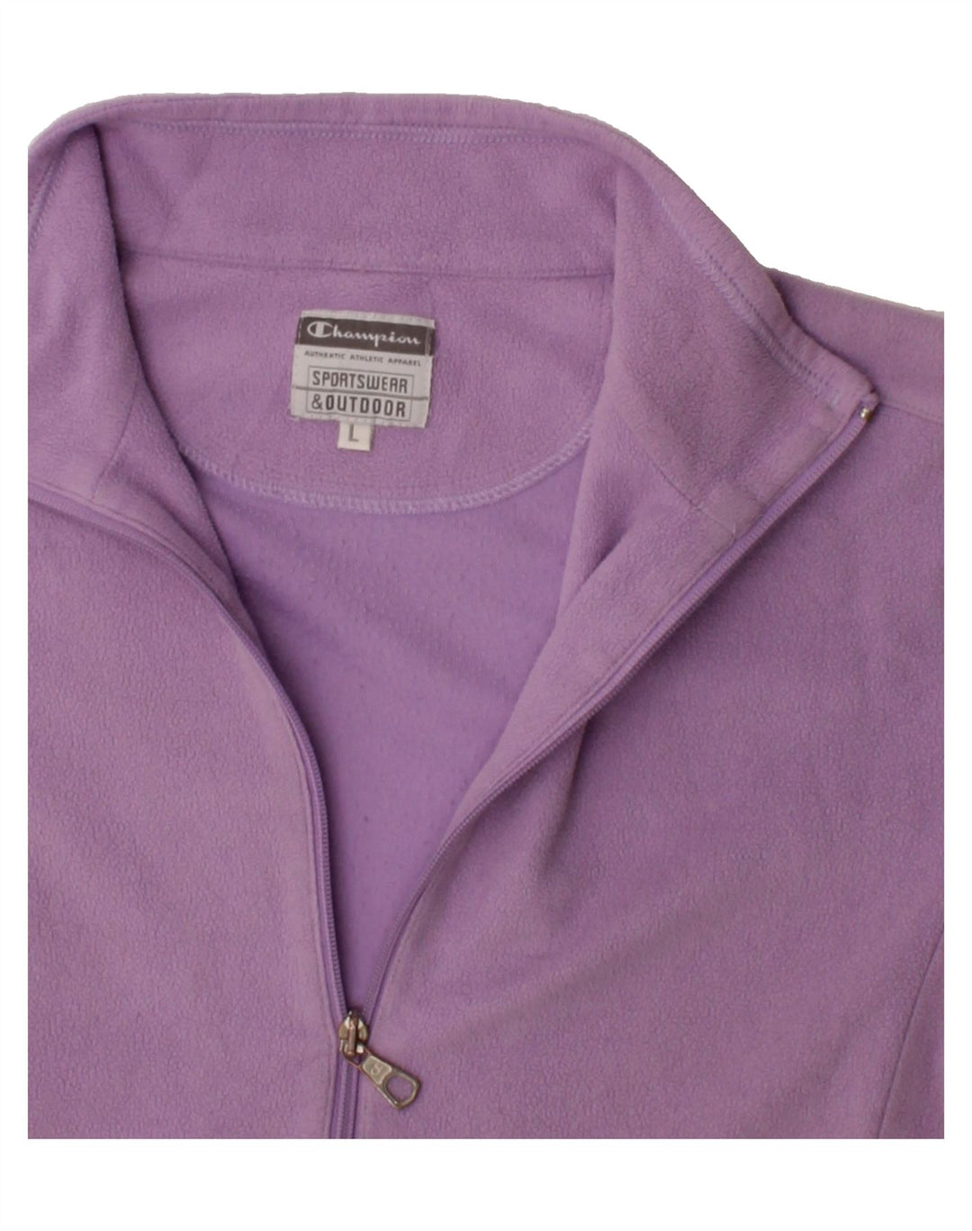 CHAMPION Womens Fleece Jumper UK 16 Large Purple Polyester Vintage Champion and Second-Hand Champion from Messina Hembry 