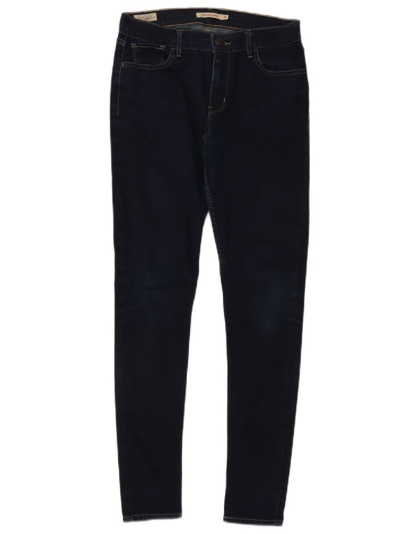 Levi's Dame 710 Super Skinny Jeans W29 L30 Marineblå Bomuld