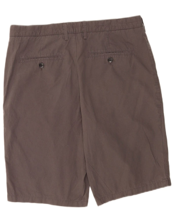 Marks & Spencer Chino Shorts til mænd W34 Large Grå Bomuld