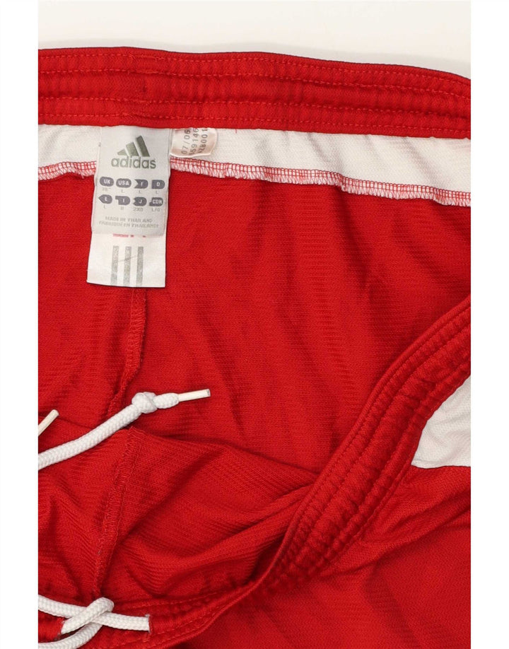 Adidas Herre Climalite Sportshorts XL Rød Colourblock Polyester