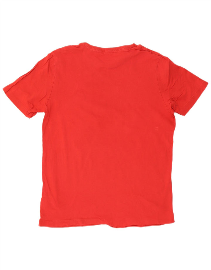 Puma Herre grafisk T-shirt Top Medium Rød Bomuld